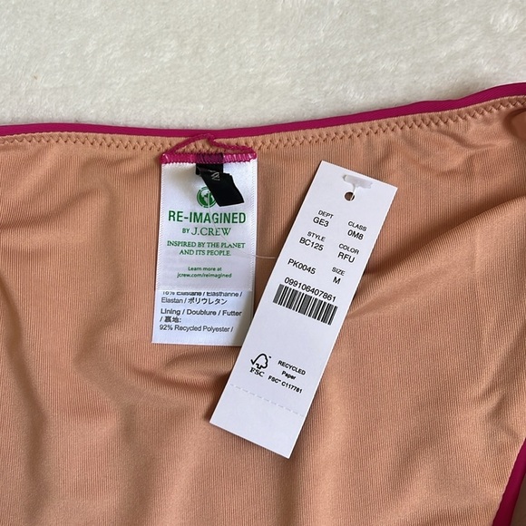 J. Crew Women’s Cheeky Bikini Swim Bottoms Size Medium - Picture 5 of 7